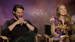 Blake Lively Interview on The Age of Adaline Movie  Lee Toland Krieger and Michiel Huisman [upl. by Florette]