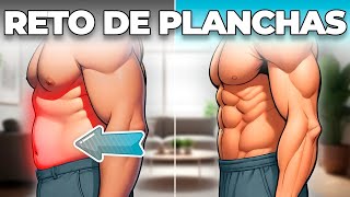 RETO de PLANCHAS ABDOMINALES ➜ 10 Ejercicios Distintos [upl. by Elirpa36]