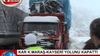 KAHRAMANMARAŞKAYSERİ YOLU 6 GÜNDÜR ÇİLE YOLU OLDUGÖKSUNTV [upl. by Wendie61]