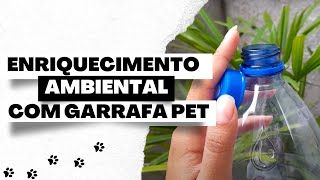 Enriquecimento Ambiental com Garrafa Pet  Cachorro  DIY [upl. by Hayila77]