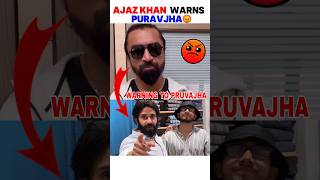 AJAZ KHAN REPLY TO PURAV JHA 🤯 ajazkhan elvishyadav puravjha rajatdalal [upl. by Delora]