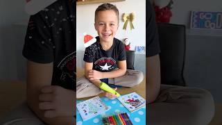 🎄Luca bastelt eine Weihnachtskarte basteln lernen kinder weihnachten diy kidsvideo kreativ [upl. by Eltsyek]