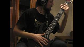 DEFEATED SANITY  Arousal Through Punishment bass cover [upl. by Airal]