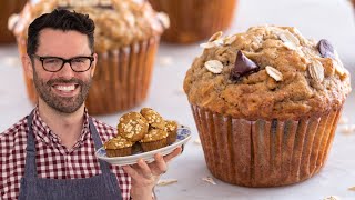 Amazing Oatmeal Banana Muffins Recipe  SO Easy [upl. by Eelidnarb764]