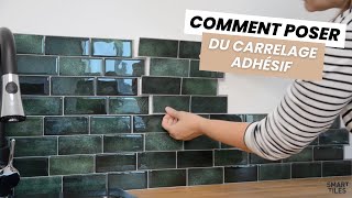 Comment poser du carrelage mural adhésif  Étape par étape  Smart Tiles [upl. by Won92]