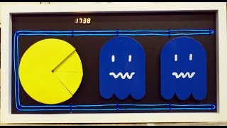 Making a PacMan theme clock [upl. by Lairea]