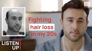 “I Started Losing My Hair At 20”  Listen Up  ABC Science [upl. by Vachil]