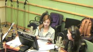 120619 Kiss the Radio  Krystals Tummy Ache Krystal  Luna [upl. by Hgielak]