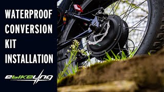 How to Install a Waterproof Rear eBikeling Conversion Kit [upl. by Nomyt371]