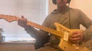 Squier 40th Jazzmaster  MXR 108 Fuzz mid then high [upl. by Hirsh]