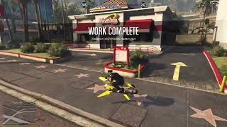 GTA V Salvage Yard Robbery The McTony Robbery Disrupt Weapons [upl. by Binni]