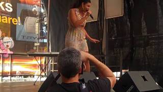 Jordin Sparks No Air Live in Times Square 72811 VH1 Save the Music [upl. by Anica]