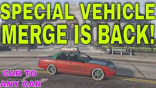 🎁 ITS BACK 🎁 OFFICE 👉CAR TO ANY CAR MERGE👈 GTA V  ONLINE ✩SPECIAL VEHICLES ALL GARAGES✩ 😎🤏😳🕶🤏 [upl. by Sonja]