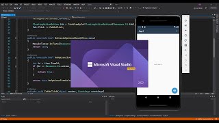 First Android App in Visual Studio 2022  Visual Studio 2022 Preview [upl. by Weldon422]