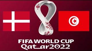 FIFA WORLD CUP  QATAR 2022  DINAMARCA x TUNÍSIA [upl. by Lotsyrk]