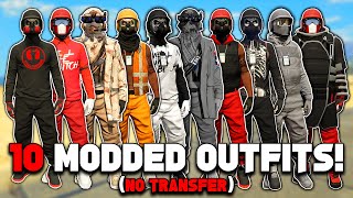 How To Get 10 GTA 5 Modded Outfits No Transfer Glitch [upl. by Atinahc]