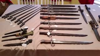 My Bayonet Collection 2017 [upl. by Hadlee184]