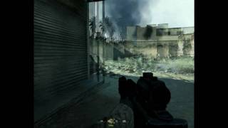 Call Of Duty 4 Modern Warfare High settings Ati Radeon HD3450 256mb HD [upl. by Doownyl]