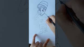 Easy cute boy drawingsimple boy [upl. by Terrance]