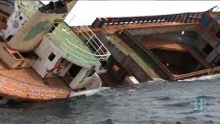 Sinking ship becomes artificial reef [upl. by Bywoods]