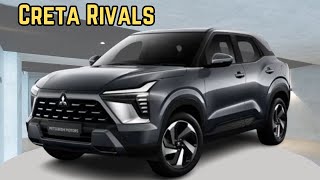 2025 Mitsubishi XForce Muscles SUV Take on Hyundai Creta and Grand Vitara [upl. by Lleumas]