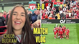 DIAZ AT THE DOUBLE amp A NUNEZ STUNNER IN EMPHATIC LFC WIN  LIVERPOOL 30 BOURNEMOUTH  Match Vlog [upl. by Ithsav]