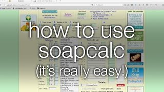 How to Use SoapCalc its easy [upl. by Luelle]