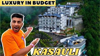 Offbeat Luxury Resort In Kasauli  Rosetum Kasauli  Spa Gym Restaurant Bar  Thakur Saurav Vlog [upl. by Annaek]