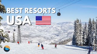 Top 10 Ski Resorts in the US  202324 [upl. by Studdard486]