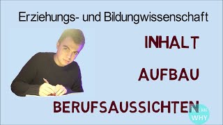 Erziehungswissenschaft studieren  Inhalt Aufbau Berufsaussichten  Pädagogik an der Uni [upl. by Yamauchi]