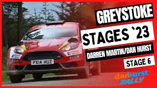 Greystoke Stages Rally 2023  SS6  Ford Fiesta R5  Darren MartinDan Hurst [upl. by Alemaj569]