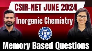 CSIR NET June 2024 Chemistry Solutions  Memory Based Questions  Answer KeyExam Analysis Chemistry [upl. by Amlet316]