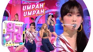 Red Velvet레드벨벳  Umpah Umpah음파음파 인기가요 Inkigayo 20190825 [upl. by Redneval]