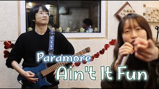 Aint It Fun  Paramore Band Cover [upl. by Refenej]