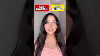 You have to choose between going to an evil school or good school funnyshorts ytshorts shorts￼ [upl. by Retsim]