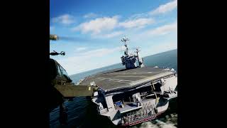 AH64D Rolling Landing on CVN74 [upl. by Wheelwright852]