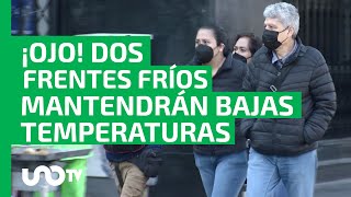 Dos frentes fríos originarán lluvias fuertes vientos y descenso de temperatura en varios estados [upl. by Laux]