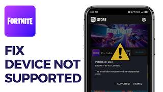 How to Get Fortnite on Unsupported Android Devices StepbyStep 2024  Fix Device Not Supported [upl. by Assiron698]