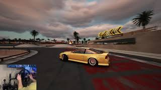 S13 Full Sending the Drift Skatepark  Assetto Corsa 4k 60FPS [upl. by Rriocard]