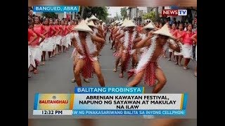 BT Abrenian Kawayan Festival napuno ng sayawan at makulay na ilaw [upl. by Ahsenrat]