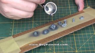 How to paint small parts  BuyPainted [upl. by Elinad148]