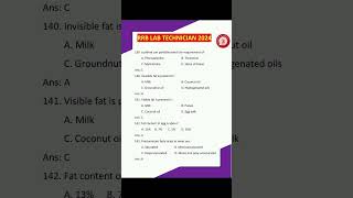 RRB LAB TECHNICIAN 2024MCQ SOLVE  RRB LAB TECHNICIAN RECRUITMENT PREPARATION [upl. by Ardel388]