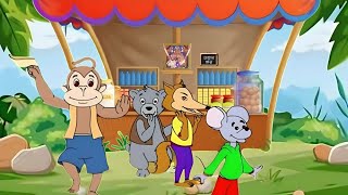 Ek Bandar Ne Kholi Dukan  02 Hindi Animation Song  Nursery Rhymes amp Kids Songs  Rhyme Time Kids [upl. by Annaoj847]