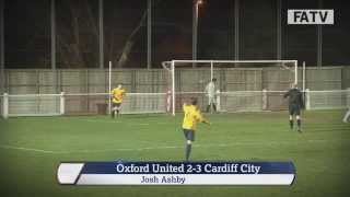 Oxford United vs Cardiff City 23 FA Youth Cup Fourth Round 201314 highlights [upl. by Culbertson]