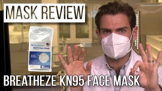 The softness is amazing  Breatheze KN95 Face Mask Review [upl. by Eboj]