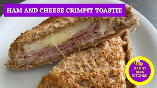 How to use the Crimpit Maker  Ham and Cheese Crimpit Toastie [upl. by Odlo345]