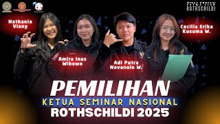 Pemilihan Ketua Seminar Nasional Rothschildi 2025 FKH Udayana [upl. by Hazlett]