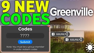 NEW CODES GREENVILLE CODES AUGUST 2024  ROBLOX GREENVILLE CODES 2024 [upl. by Nosneh960]