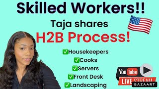 Skilled and UnSkilled Worker Here’s How to get a H2B VISA TO WORK IN THE USA [upl. by Cuttie]