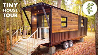 You Wont Believe How Much Fits in this Clever amp Compact Tiny House — FULL TOUR [upl. by Dunseath]